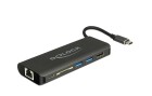 DeLock Dockingstation USB3.1 Typ-C ? HDMI/LAN/SD/USB-A/USB-C PD