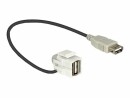 DeLock Keystone-Modul USB2.0, A - A, (f-f) 110° gewinkelt