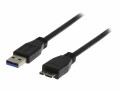 DELTACO USB3-010S - USB-kabel - Micro