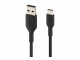 BELKIN USB-C/USB-A CABLE 2M BLACK  NMS NS