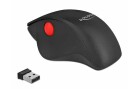 DeLock Ergonomische Maus 12598 USB kabellos, Maus-Typ: Business
