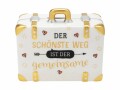 Sheepworld Spardose Koffer, Der schönste... Steinzeug, Golddruck