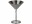 Bild 1 Paderno Cocktailglas 200 ml, 1 Stück, Schwarz/Grau, Material