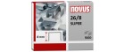 Novus Heftklammer 26/8 Super 1000 Stück, Verpackungseinheit