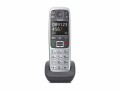 Gigaset Mobilteil E560HX CAT-iq, Detailfarbe: Silber, Schwarz