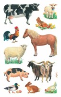 Z-DESIGN Sticker Kids 53720 Bauernhoftiere 2 Stück, Kein