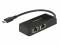 Bild 2 DeLock Netzwerk-Adapter USB-C - 2xRJ-45 1Gbps, Schnittstellen