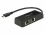 DeLock Netzwerk-Adapter USB-C - 2xRJ-45 1Gbps, Schnittstellen