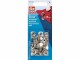 Prym Druckknöpfe Anorak Silber, 12 mm, Detailfarbe: Silber