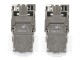 Feller EDIZIOdue Netzwerkdose AP 2x RJ45 Kat. 6A geschirmt, Detailfarbe