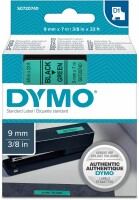 DYMO Schriftband D1 schwarz/grün S0720740 9mm/7m, Kein