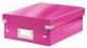 LEITZ     Click&Store WOW Org.box S - 60570023  pink              22x10x28.5cm