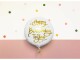 Partydeco Folienballon Happy Birthday Gold/Weiss, Packungsgrösse: 1