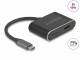 DeLock Adapter 8K/60Hz USB Type-C - HDMI/USB Type-C, Kabeltyp