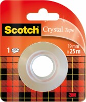 SCOTCH Rolle Crystal 600 19mmx25m 6-1925R transparent, Kein