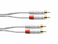 Cordial Audio-Kabel CFU 3 CC-SNOW Cinch - Cinch 3