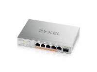 ZyXEL PoE++ Switch XMG-105HP 6 Port, SFP Anschlüsse: 0