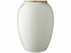 Bitz Vase 20 cm Beige, Höhe: 20 cm, Detailfarbe