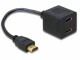 DeLock 2-Port Signalsplitter HDMI ? HDMI, Anzahl Ports: 2