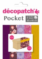 DECOPATCH Papier Pocket Nr. 5 DP005O 5 Blatt