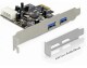 DeLock PCI-Express-Karte USB 3.0 Typ-A - 2 Port