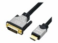 Roline ROLINE DVI-D/HDMI 10,0m Kabel,DVI (24+1) ST