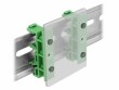 DeLock Montageset DIN-Rail Clip, 4er-Set für z.B. Raspberry Pi