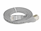 SLIM Slimpatchkabel Cat 6, STP, 20 m, Grau