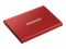Bild 3 Samsung Externe SSD - Portable T7 Non-Touch, 500 GB, Rot