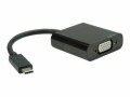 Roline VALUE - Externer Videoadapter - USB-C - VGA - Schwarz