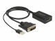 DeLock Adapter DVI-D - DisplayPort, Kabeltyp: Adapter