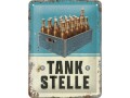 Nostalgic Art Schild Tankstelle Bier 15 x 20 cm, Metall