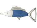 Kikkerland Flaschenöffner Marlin Dunkelblau/Silber, Detailfarbe