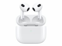 Apple True Wireless In-Ear-Kopfhörer AirPods 3. Gen MagSafe Weiss - Detailfarbe: Weiss - Kopfhörer Ausstattung: On-Ear-Regler - Mikrofon - Verbindungsmöglichkeiten: Bluetooth - Aktive Geräuschunterdrückung: Nein - Einsatzbereich: Lifestyle - Kopfhörer Tra