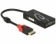 Bild 0 DeLock Adapter 4K DisplayPort - HDMI/DVI-I/VGA, Kabeltyp