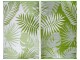 Esschert Design Teppich Dschungelblätter 151.5 x 241 cm, Form: Eckig