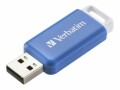 Verbatim V DATABAR USB 2.0 BLUE 64GB NMS NS EXT