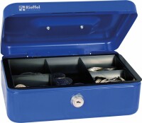 RIEFFEL SWITZERLAND Geldkassette Valorit VTGK2BLAU 7,7x20,7x15,7cm blau, Kein