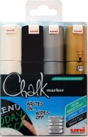 UNI-BALL  Chalk Marker 8mm PWE8K.4C-5 4 Farben 4 Stück, Kein