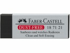Faber-Castell Radiergummi DUST-FREE Schwarz, Detailfarbe: Schwarz