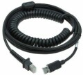 Datalogic ADC Datalogic - USB-Kabel - 5 m - gewickelt - Schwarz