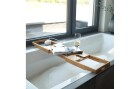 Zeller Present Badewannenablage mit Glashalter Braun, Befestigung: Keine