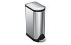 Simplehuman Treteimer CW1824 30 Liter, Silber, Fassungsvermögen: 30 l