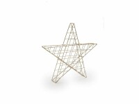 STT Tischdeko Svenja Star 3D Stern, 40 cm, Gold