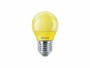 Philips Lampe LED colored P45 E27 YELLOW, Energieeffizienzklasse