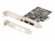 Digitus DS-30201-5 - Adaptateur FireWire - PCIe - FireWire x 3