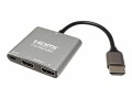 Value HDMI Splitter - Video-/Audio-Splitter - 2 x HDMI