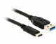 DeLock USB3.1 Kabel, A - C, 50cm, SW, Typ