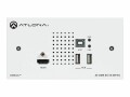 Atlona Dual- gang TX wall plate with USB pass through