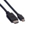 Bild 2 Roline Mini DisplayPort - HDMI Verbindungskabel - 2 m - 2K - Schwarz